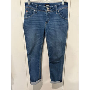 Women's Hudson Blue Collin Skinny stretch cuffed Jeans Size 28